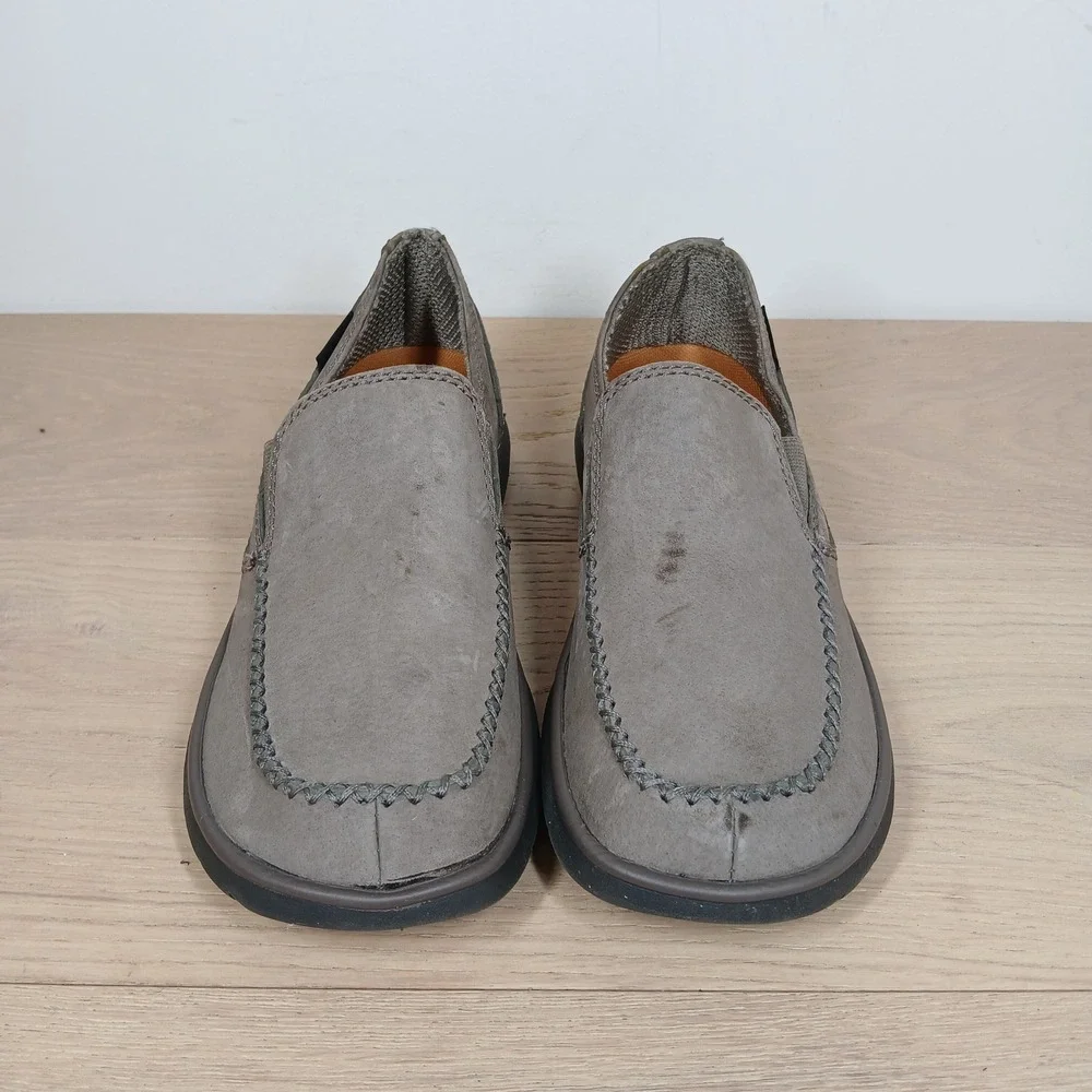 Patagonia Maui Smooth Boulder Slip On Shoes Mens 7.5 Taupe Suede Gorpcore Casual